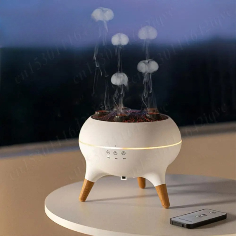 Jellyfish Mist Diffuser with Remote Control and Color Gradient Lighting All Vera Mart