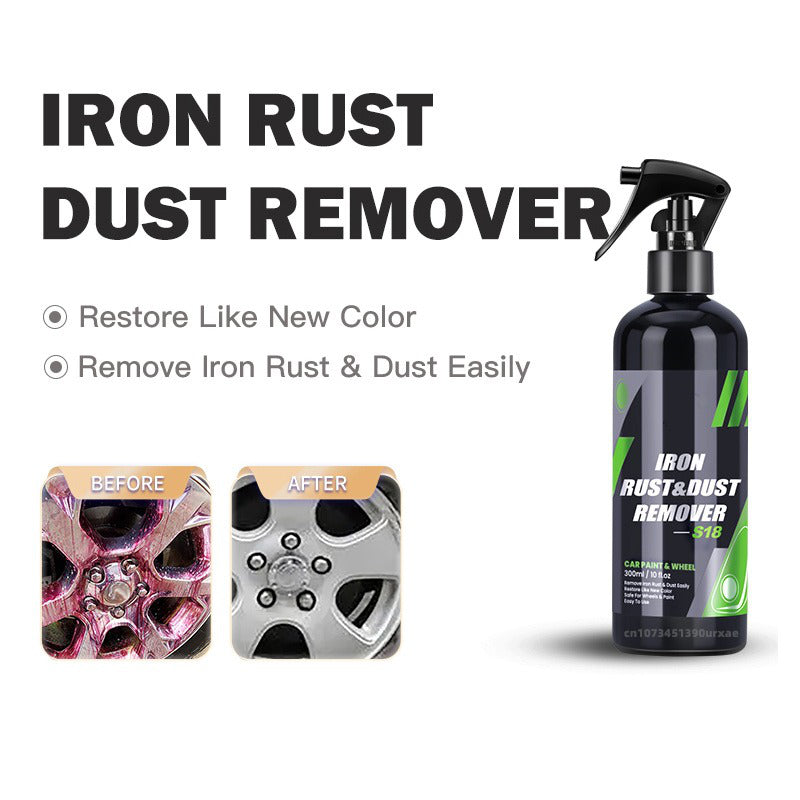 Iron Particle Remover Gel with Purple Indicator and Spray Nozzle for Vehicles All Vera Mart