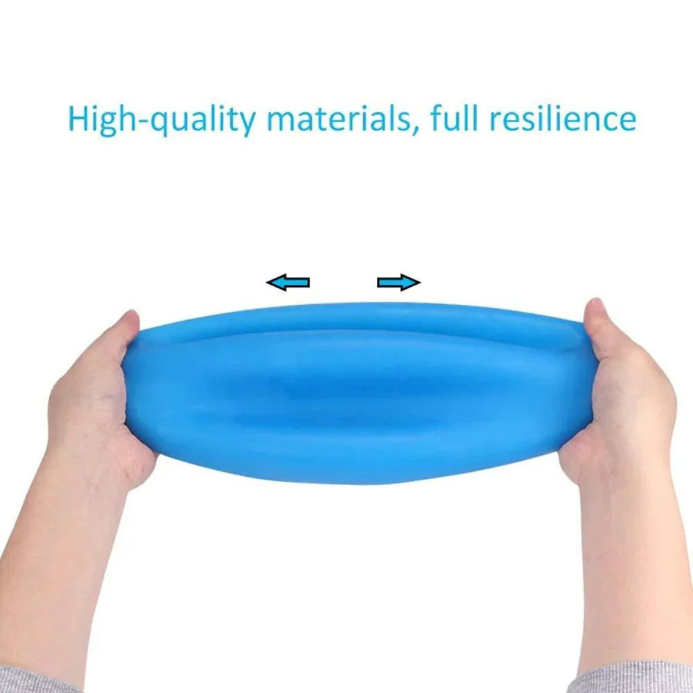 Inflatable Bubble Ball with Dual Air and Water Fill, Includes Blowing Tube All Vera Mart