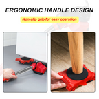 Furniture Lifter and Glider Pads with 360-Degree Wheels for All Floors All Vera Mart