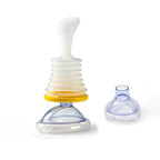 Airway Obstruction Removal Tool with Spring-Loaded Plunger and Vented Valve All Vera Mart