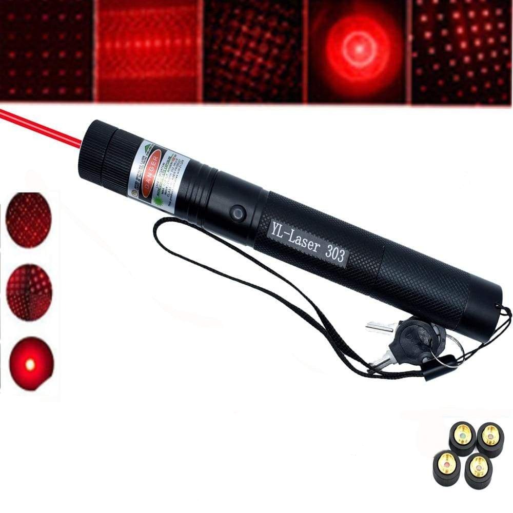 High Power Laser Pointer with Adjustable Focus and Rechargeable Battery, Mile Range All Vera Mart