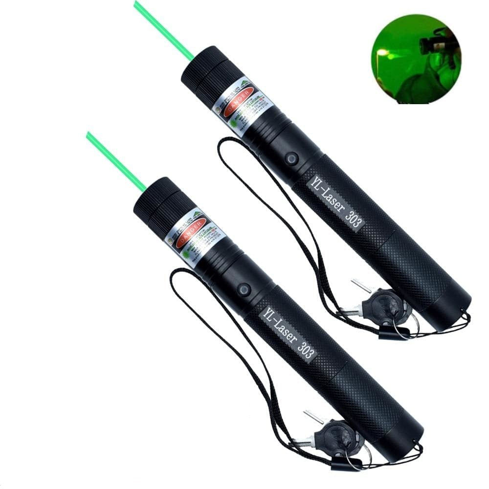High Power Laser Pointer with Adjustable Focus and Rechargeable Battery, Mile Range All Vera Mart