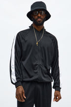 Two Piece Retro Costume Set with Black and White Contrast for Adults