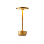 Rechargeable Ring Light Table Lamp with Touch Dimming and Three Color Temperatures All Vera Mart