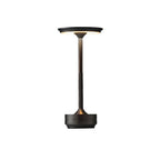 Rechargeable Ring Light Table Lamp with Touch Dimming and Three Color Temperatures All Vera Mart