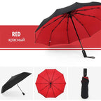 Compact Travel Umbrella with One-Hand Automatic Open and Windproof Frame, Quick-Dry Canopy All Vera Mart