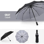 Compact Travel Umbrella with One-Hand Automatic Open and Windproof Frame, Quick-Dry Canopy All Vera Mart