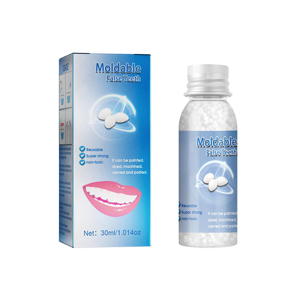 Moldable Tooth Repair Kit with Polymer Beads and Custom Fitting All Vera Mart