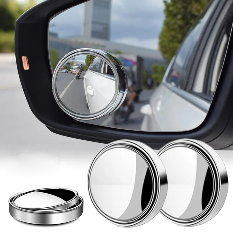 Convex Blind Spot Mirror with 360 Degree Rotation and Suction Cup Mount All Vera Mart