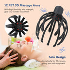 Electric Scalp Massager with 360-Degree Rotating Nodes and Three Speed Settings All Vera Mart
