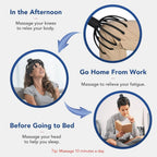 Electric Scalp Massager with 360-Degree Rotating Nodes and Three Speed Settings All Vera Mart