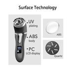 Electric Foot File with Built-In Vacuum and Three Grinding Heads, Waterproof Rechargeable All Vera Mart