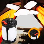 Rechargeable Camping Lantern with Solar Panel and Folding Design, 500 Lumens All Vera Mart