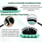 Boar Bristle Curl Brush with Detangling Action and Curl Shaping Design All Vera Mart