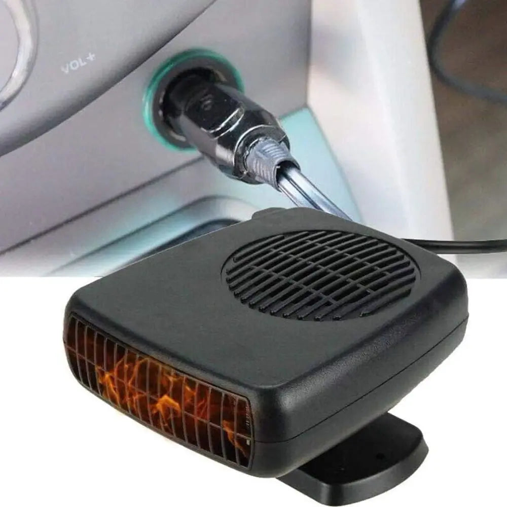 12V Car Heater with Ceramic Heating and Dual Fan Modes, Compact Portable Design All Vera Mart