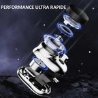 Mini Electric Shaver with 6-Blade Foil and USB Fast Charge for Travel, Waterproof Aluminum All Vera Mart