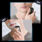 Mini Electric Shaver with 6-Blade Foil and USB Fast Charge for Travel, Waterproof Aluminum All Vera Mart