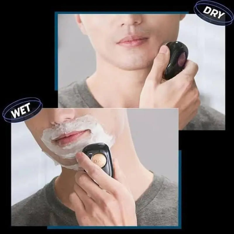 Mini Electric Shaver with 6-Blade Foil and USB Fast Charge for Travel, Waterproof Aluminum All Vera Mart
