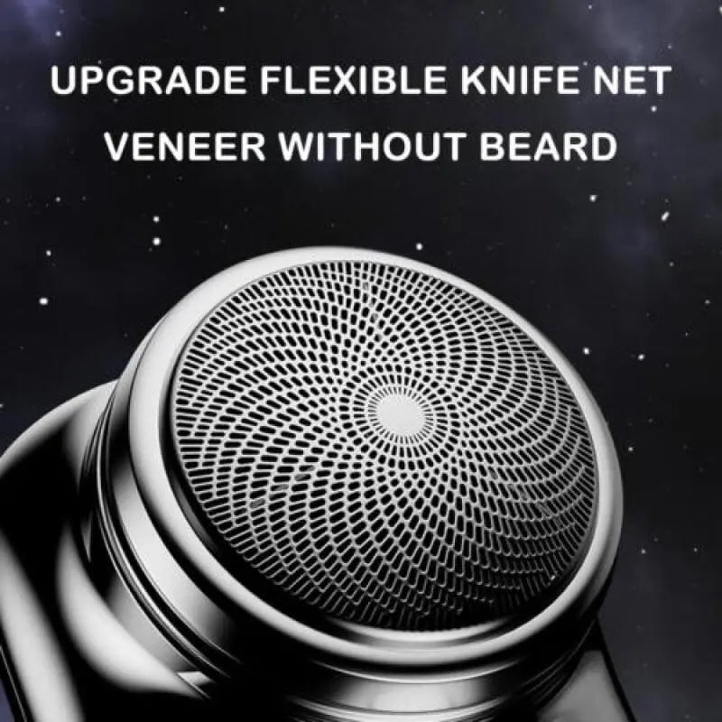 Mini Electric Shaver with 6-Blade Foil and USB Fast Charge for Travel, Waterproof Aluminum All Vera Mart