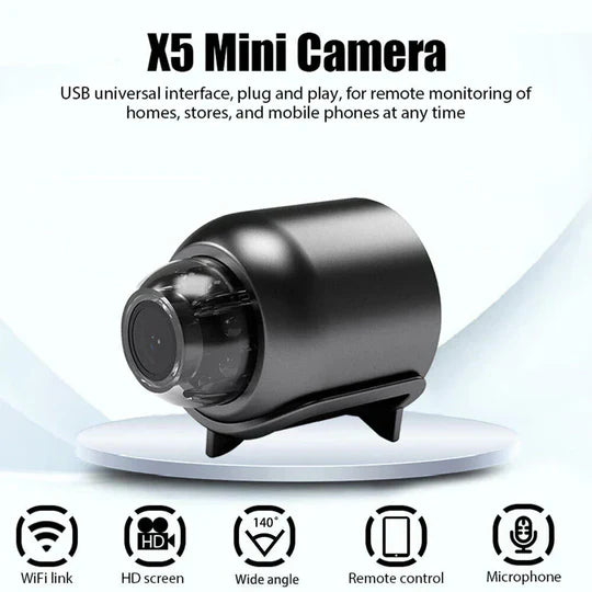 Wireless Home Monitoring Camera with Infrared Night Vision and App Control All Vera Mart