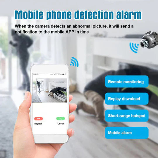 Wireless Home Monitoring Camera with Infrared Night Vision and App Control All Vera Mart