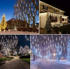 LED Cascade Garland Lights with Sequential Pattern, 8 Strands 30cm All Vera Mart