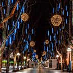 LED Cascade Garland Lights with Sequential Pattern, 8 Strands 30cm All Vera Mart