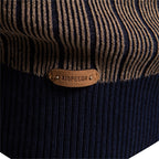 Mock Neck Sweater with Vertical Ribbed Knit and Full Sleeves, Tailored Fit All Vera Mart