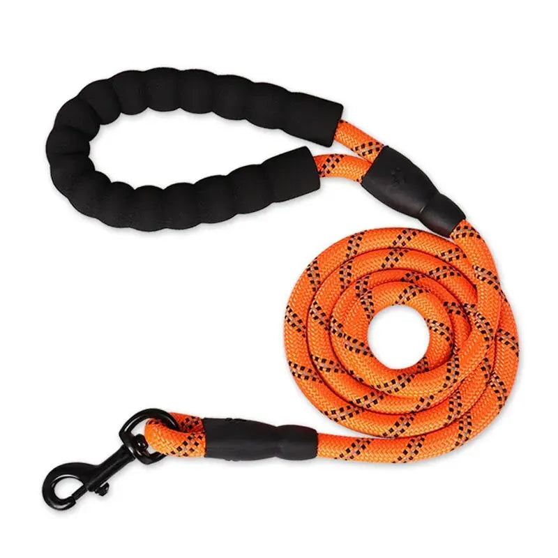 Dog Leash 4.9ft with Reflective Stitching and Double Rope Construction All Vera Mart