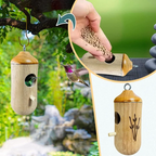 Hummingbird Nesting House with Wood Grain Finish and Hanging Hook All Vera Mart
