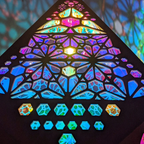 Projection Night Light with Wooden Frame and Colorful Wall Patterns All Vera Mart
