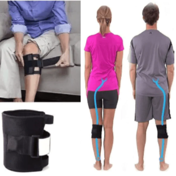 Acupressure Knee Brace with Targeted Pressure Pad and Adjustable Strap for Lower Back All Vera Mart