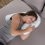 Side Sleeper Pillow with Ear Hole Cutout and Spine Support, Machine Washable All Vera Mart