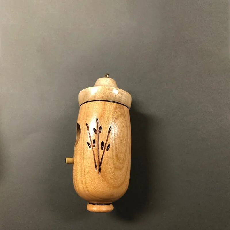 Hummingbird Nesting House with Wood Grain Finish and Hanging Hook All Vera Mart