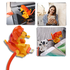 Animated Dog Charging Cable with 3 Connectors and Fast Power Delivery All Vera Mart