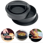 Manual Burger Patty Maker with Circular Mold and Adjustable Thickness All Vera Mart