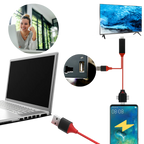 Mobile HDMI Adapter with Triple Device Connectors and USB Charging Port All Vera Mart