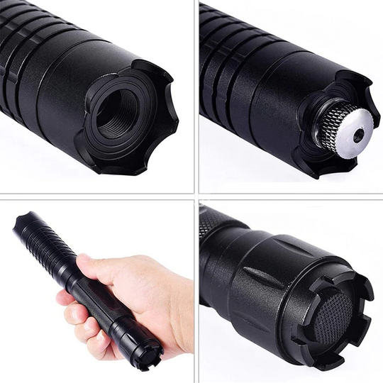 Blue Laser Torch with Adjustable Beam Focus and 16,404 Foot Range All Vera Mart