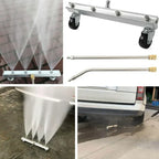 Pressure Washer Undercarriage Cleaner with Three Interchangeable Wands and Four Nozzles All Vera Mart