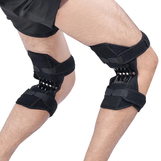 Knee Support Pads with Spring Mechanism and Adjustable Straps for Squats All Vera Mart
