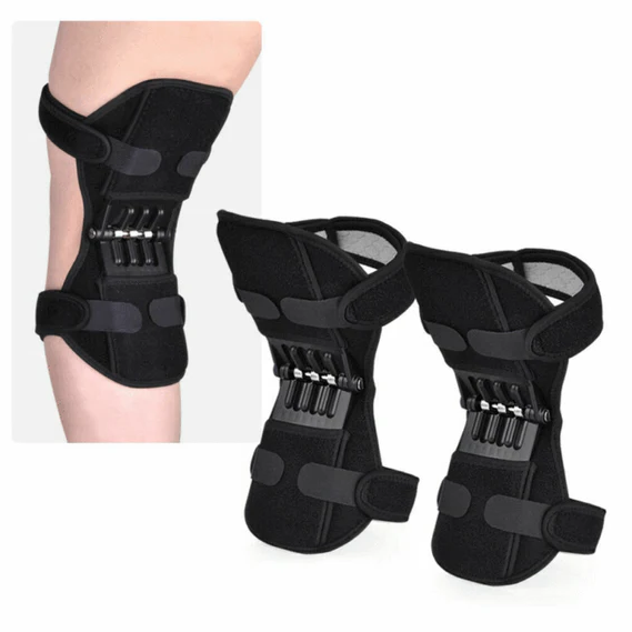 Knee Support Pads with Spring Mechanism and Adjustable Straps for Squats All Vera Mart