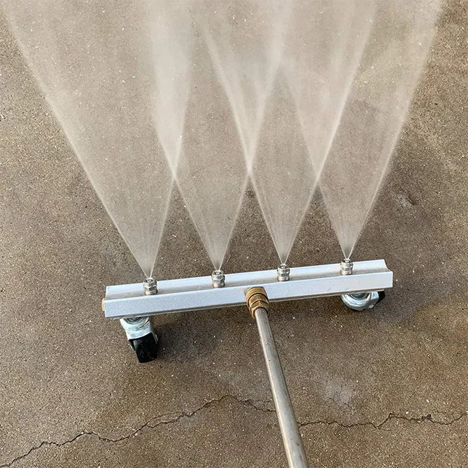 Pressure Washer Undercarriage Cleaner with Three Interchangeable Wands and Four Nozzles All Vera Mart
