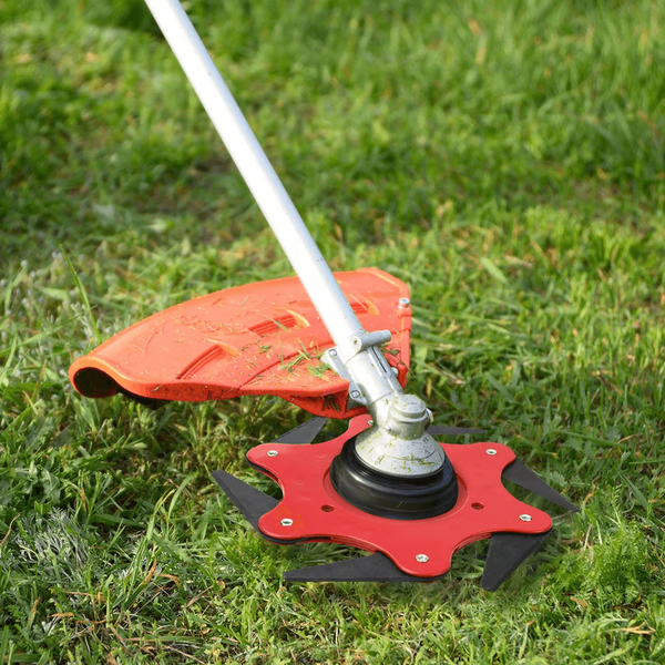 Steel Trimmer Head with Six Manganese Blades and 9.06 Inch Cutting Diameter All Vera Mart