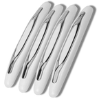Adhesive Car Door Protection Strips with Impact Absorption, 4-Pack All Vera Mart