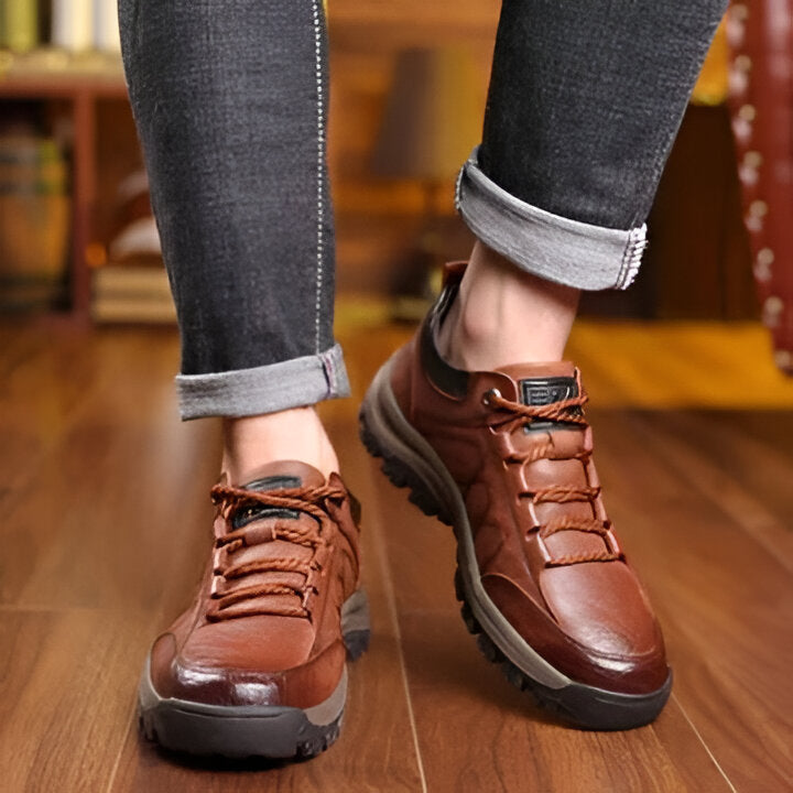 Men's Slip-On Shoes with Repositionable Arch Support and Shock-Absorbing Sole All Vera Mart