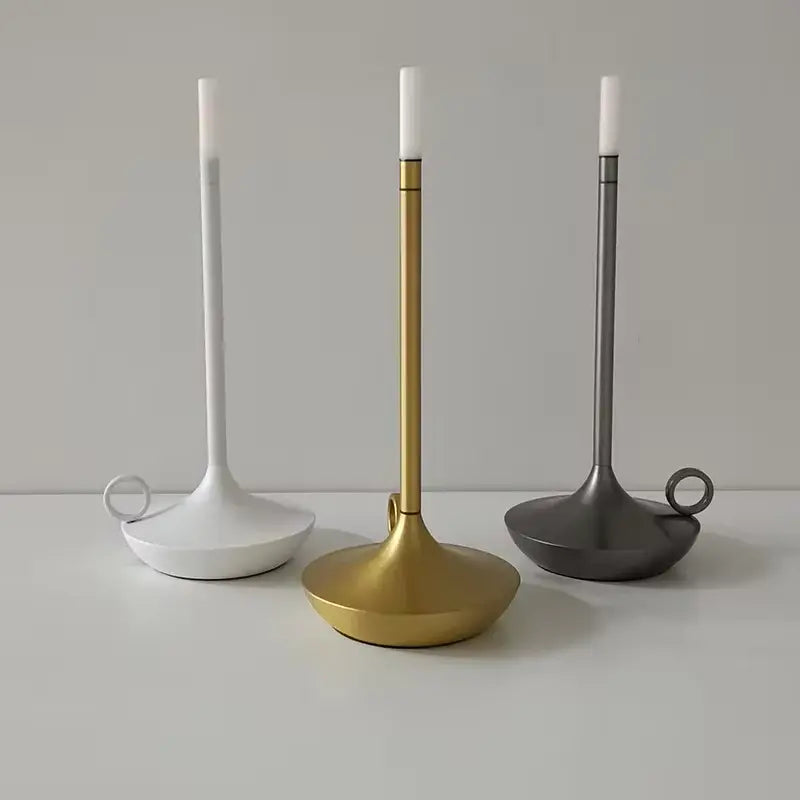Touch Table Lamp with Rechargeable Battery and Warm White LED, 12-Hour Runtime All Vera Mart