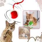 Automatic Rolling Cat Ball with Motion Sensors and 3 Speed Modes All Vera Mart