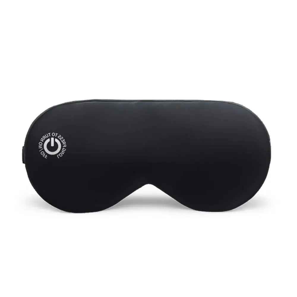 Heated Eye Mask with USB Rechargeable Battery and Gentle Vibration, Removable Silk Cover All Vera Mart