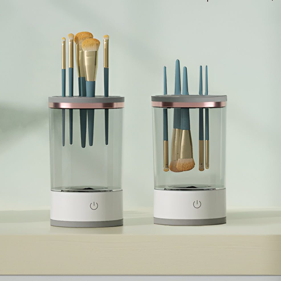 Electric Makeup Brush Cleaner with UV Sterilization and Dual Cleaning Modes All Vera Mart